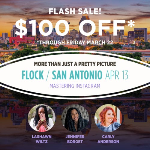 FLOCK San Antonio - FLASH SALE $100 OFF through Friday March 22